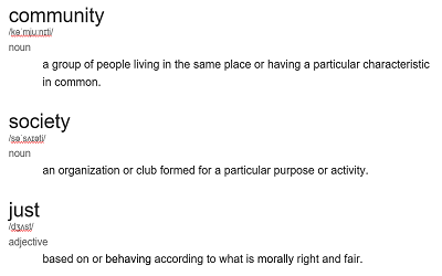 Community, Society and Justice by Neil Lock